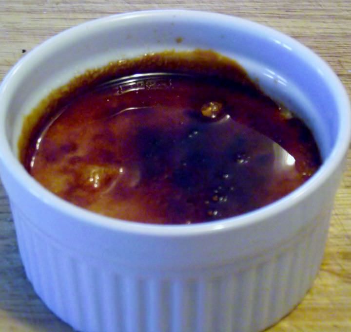 Classic creme brulee.