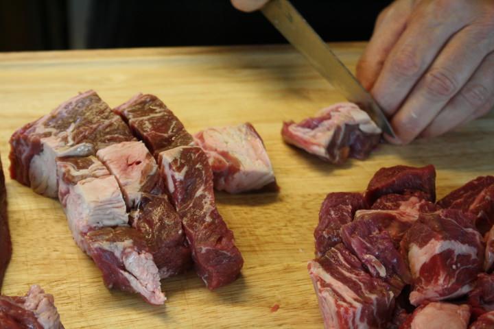 Cutting Beef Chuck