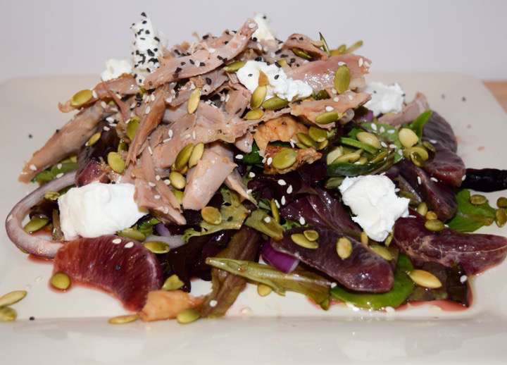 Picture of my roasted duck salad.