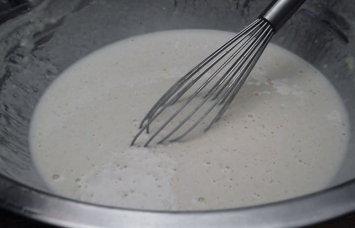 Onion ring batter.