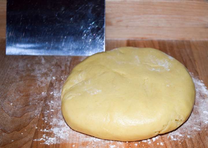 Anise sesame cookie dough.