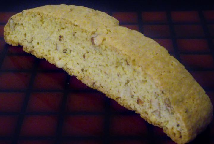 Biscotti on a plate.