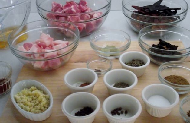 Mise En Place for Chorizo