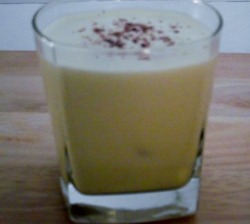 Homemade eggnog