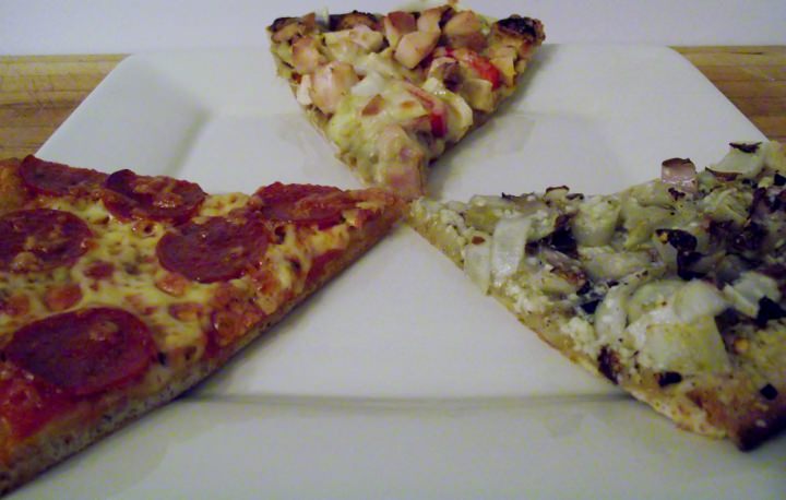 Smoked Chicken Pizza, Pepperoni Pizza, And Belgian Endive Pizza