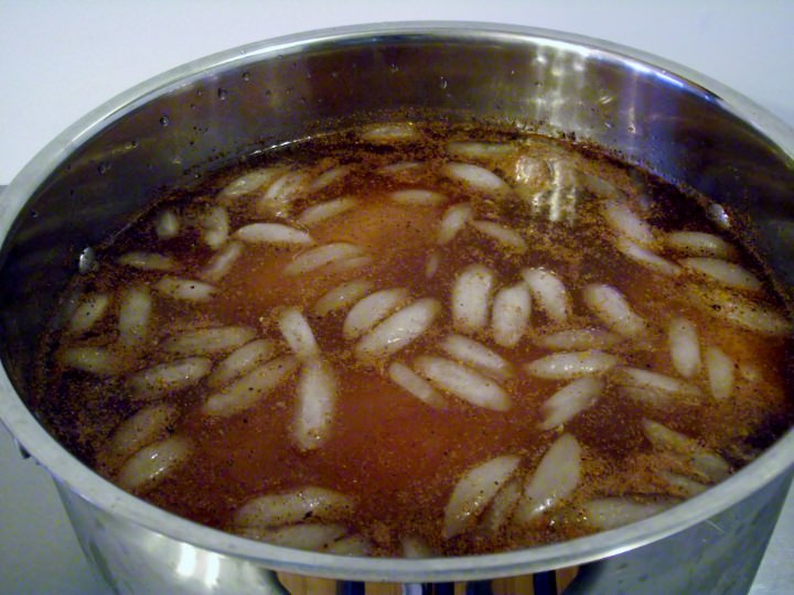 Chicken in brine.