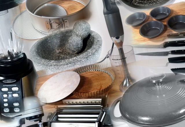 kitchen gadget collage