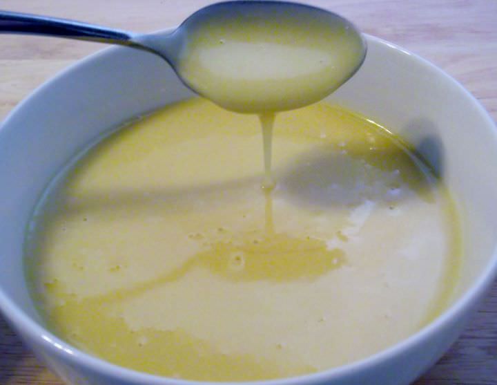 Beurre blanc sauce.