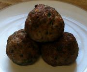 Meatballs on a plate. Meatballs on a plate.