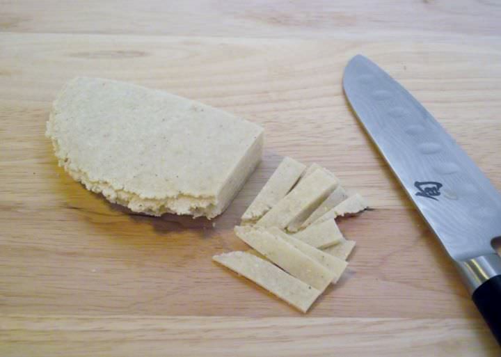 Tortillas cut into strips Tortillas cut into strips