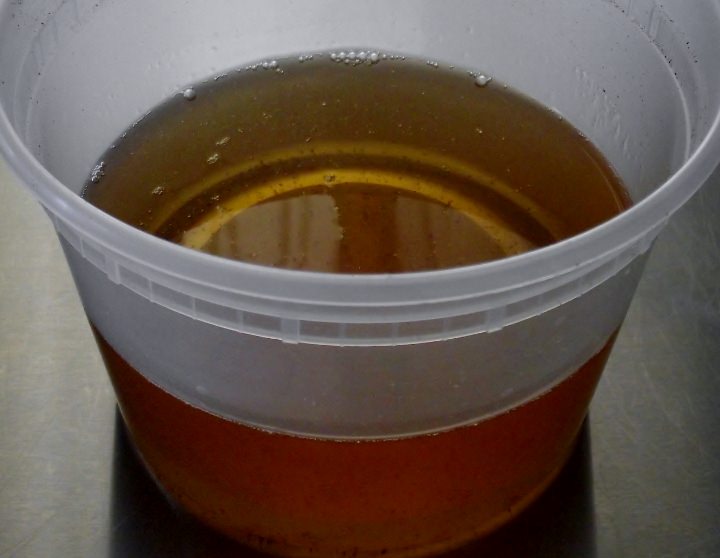 Beef fat or tallow. Beef fat or tallow.